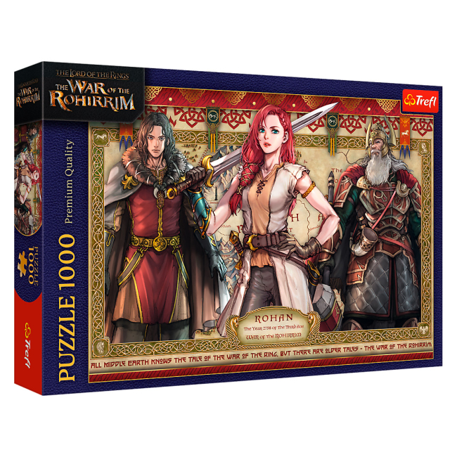 Пазлы - Пазл Trefl Властелин колец: Война Рохиррим 1000 элементов (10937)#2