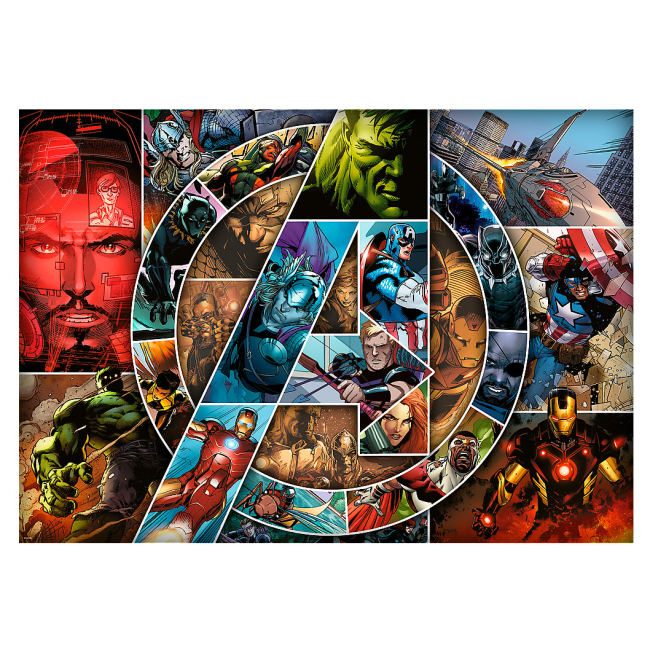 Пазли - Пазл Trefl Marvel Heroes Месники 1000 елементів (10934)#2