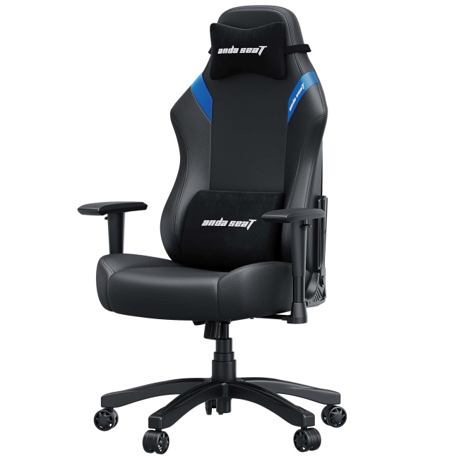Мебель для геймеров - Кресло игровое Anda Seat Luna Size L Black/Blue (AD18-44-BS-PV)#2