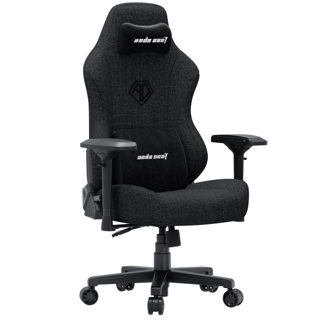 Мебель для геймеров - Кресло игровое Anda Seat Phantom 3 Pro Size L Fabric Dark Gray (AD18YC-06-GB-F)#3