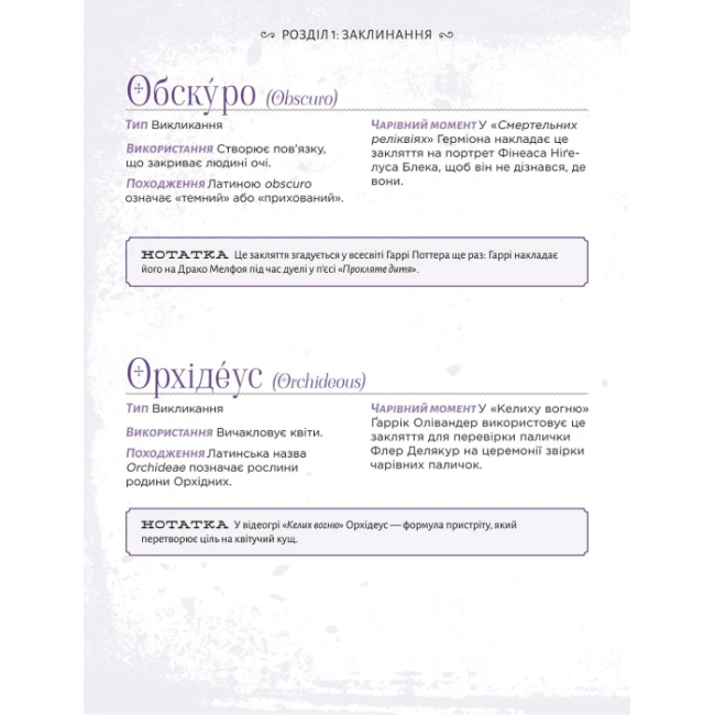 Комиксы, манга и книги о героях (7+ лет) - Книжка «Найповніша Книга заклинань світу Гаррі Поттера. Неофіційне видання» MuggleNet (9786177756971)#2