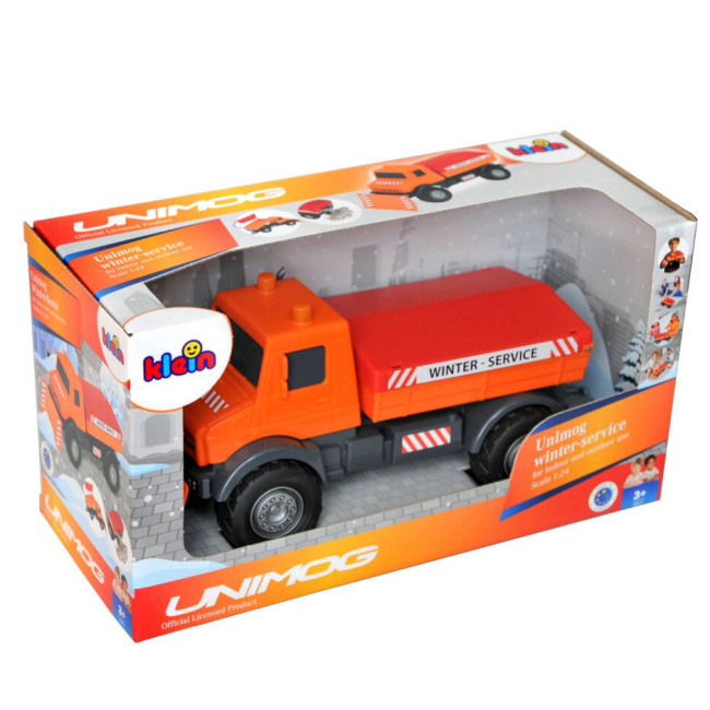 Транспорт і спецтехніка - Автомодель Klein Снігоочисний автомобіль Unimog (3801)#7