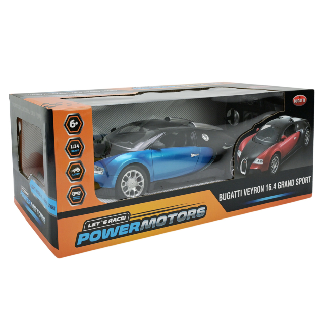 Радиоуправляемые модели - Автомодель на радиоуправлении Країна Іграшок Power motors синий (PM1402 BLUE)#4