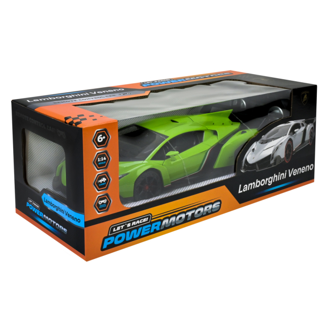 Радиоуправляемые модели - Автомодель на радиоуправлении Країна Іграшок Power motors зеленый (PM1406 GREEN)#6