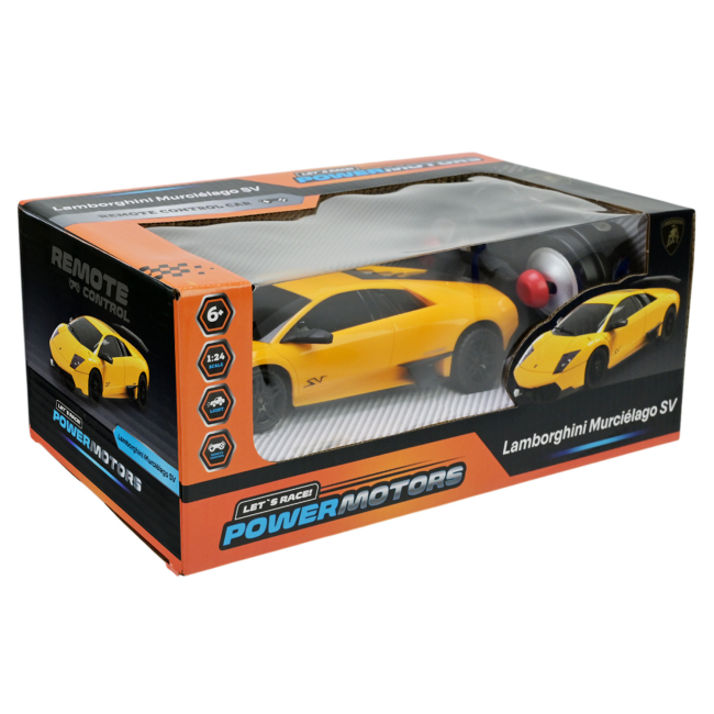 Радиоуправляемые модели - Автомодель на радиоуправлении Країна Іграшок Power motors желтый (PM2409)#4