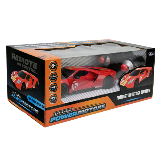 Радиоуправляемые модели - Автомодель на радиоуправлении Країна Іграшок Power motors красный (PM2413)#4