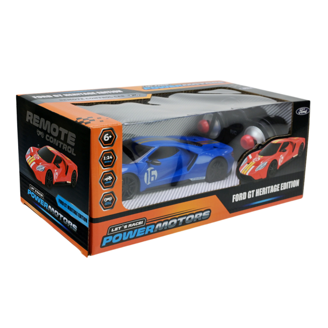 Радиоуправляемые модели - Автомодель на радиоуправлении Країна Іграшок Power motors синий (PM2413 BLUE)#4