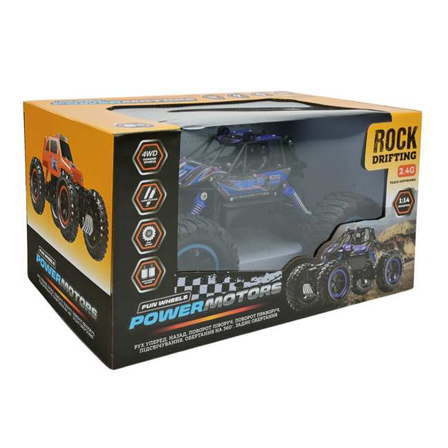 Радіокеровані моделі - Машинка на радіокеруванні Країна Іграшок Power motors синiй (PM3402)#4
