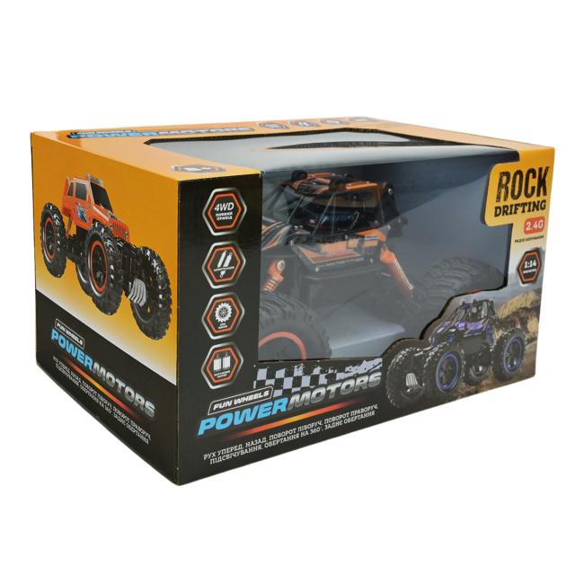 Радиоуправляемые модели - Машинка на радиоуправлении Країна Іграшок Power motors оранжевый (PM3402 ORANGE)#4
