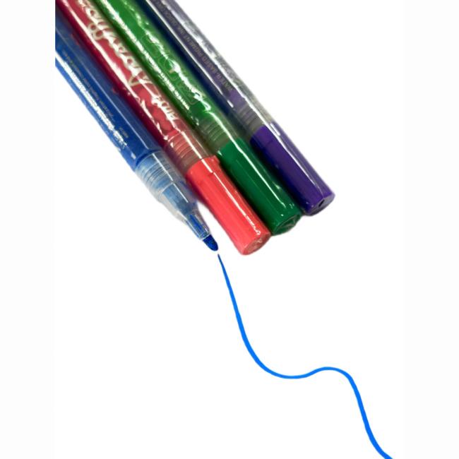 Канцтовари - Набір акрилових маркерів Brushme на водній основі 12 шт (MACR12)#3