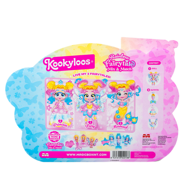 Ляльки - Ігровий набір Kookyloos Fairytale Рейнбоу (PKLSP106IN210)#6