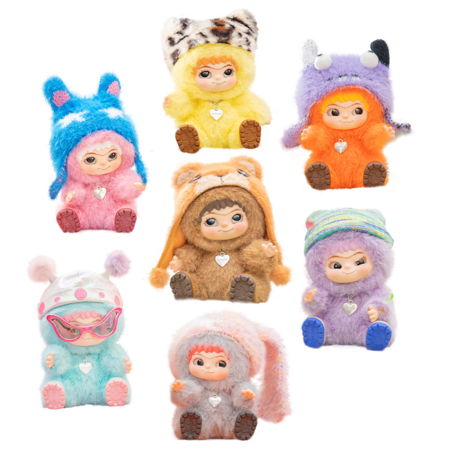 Персонажи мультфильмов - Мягкая игрушка-сюрприз Pop Top Letsvan Wakuku Веселая вечеринка (17WK-0601)#3