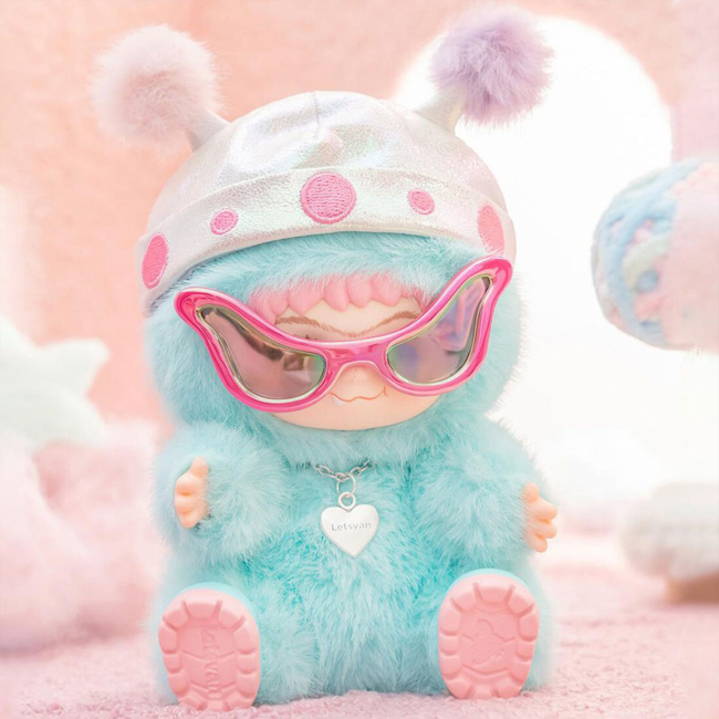 Персонажи мультфильмов - Мягкая игрушка-сюрприз Pop Top Letsvan Wakuku Веселая вечеринка (17WK-0601)#5