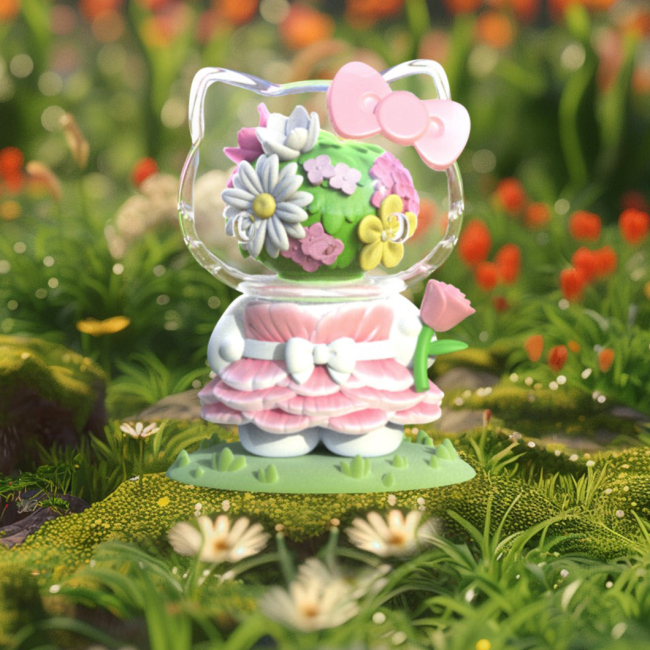 Фигурки персонажей - Фигурка-сюрприз Mighty Jaxx серии Sanrio Azuma Makoto Хеллоу Китти (BB23SRAM90201)#5