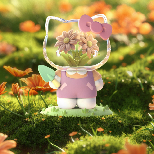 Фигурки персонажей - Фигурка-сюрприз Mighty Jaxx серии Sanrio Azuma Makoto Хеллоу Китти (BB23SRAM90201)#7