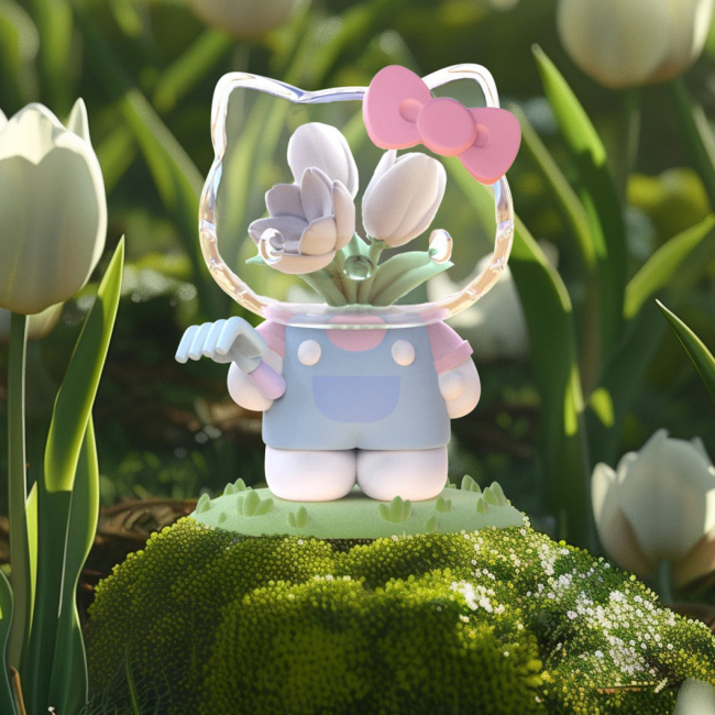 Фигурки персонажей - Фигурка-сюрприз Mighty Jaxx серии Sanrio Azuma Makoto Хеллоу Китти (BB23SRAM90201)#8