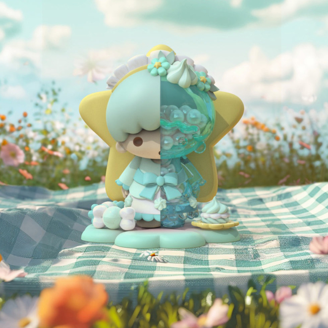 Фигурки персонажей - Фигурка-сюрприз Mighty Jaxx Kandy Sanrio Цветочное сновидение (BB24SRMJ00101)#5