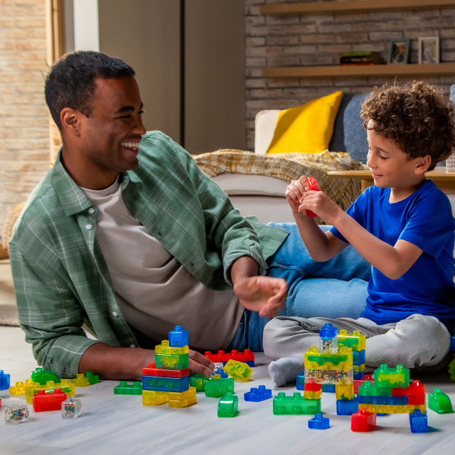 Антистрес іграшки - Сенсорний конструктор Jelly blox В кейсі 2 в 1 Будуй-складай (931693)#4