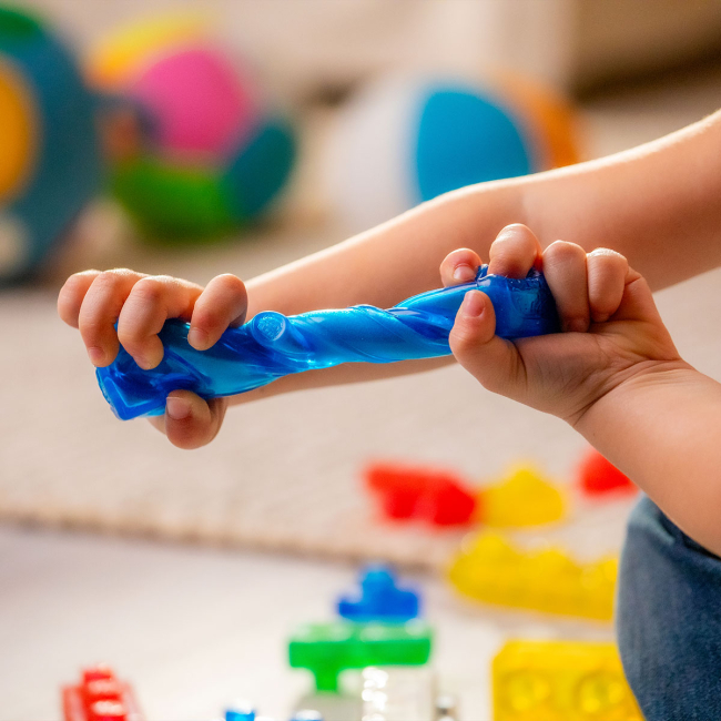 Антистрес іграшки - Сенсорний конструктор Jelly blox В кейсі 2 в 1 Будуй-складай (931693)#8