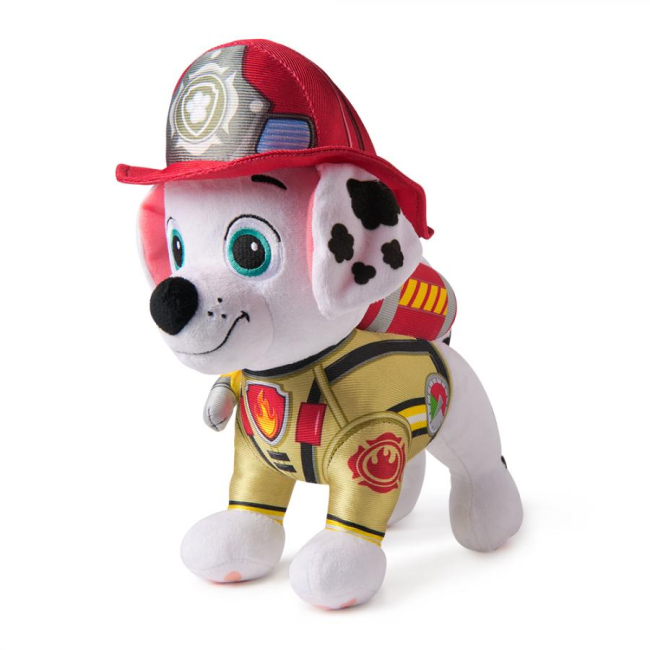 Персонажі мультфільмів - ​М'яка іграшка Paw Patrol Пожежна рятувальна місія Цуценя Маршал делюкс 25 см (SM47408/6073667)#3
