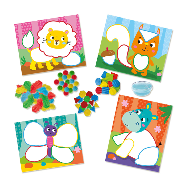 Наборы для творчества - Набор для творчества Ses Creative Montessori Сортируй цвета и материалы (14062S)#2