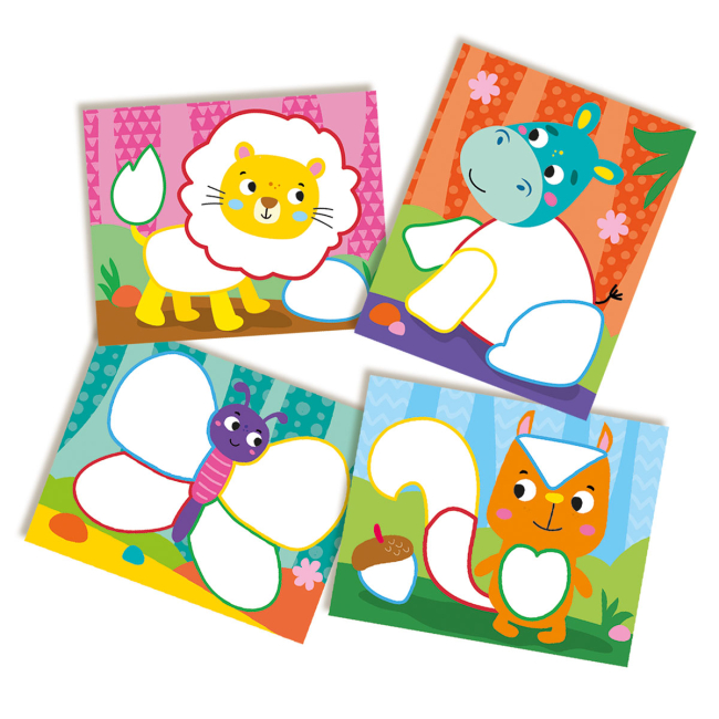 Наборы для творчества - Набор для творчества Ses Creative Montessori Сортируй цвета и материалы (14062S)#3