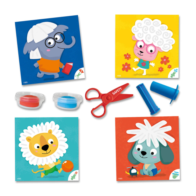 Наборы для лепки - Набор для лепки Ses Creative My first Веселая парикмахерская (14407S)#2