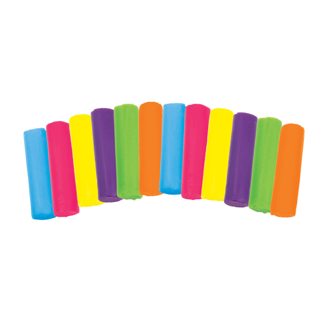 Наборы для лепки - Набор пластилина Addo Ready Steady Dough Неон 6 цветов (318-13140-BN)#3