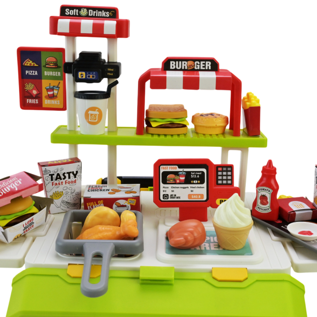 Дитячі кухні та побутова техніка - ​Ігровий набір Країна Іграшок Фаст-фуд (668-160)#3