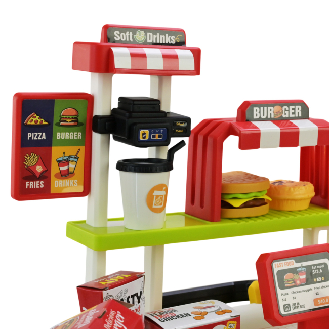 Дитячі кухні та побутова техніка - ​Ігровий набір Країна Іграшок Фаст-фуд (668-160)#4