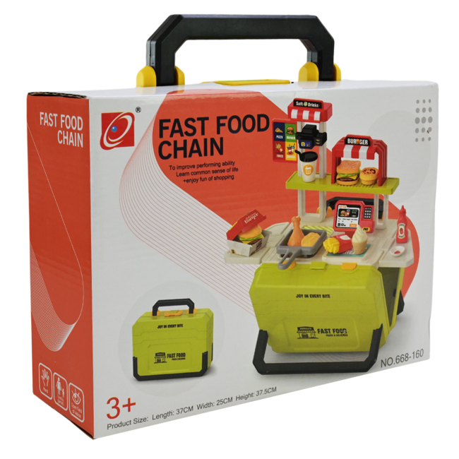 Дитячі кухні та побутова техніка - ​Ігровий набір Країна Іграшок Фаст-фуд (668-160)#6