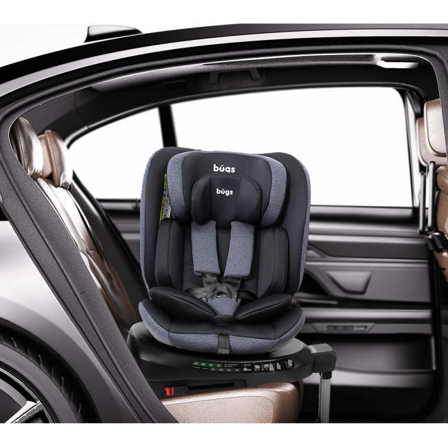 Автокрісла й аксесуари - ​Автокрісло Bugs Aera 360 Shadow Grey (4823056520003)#8