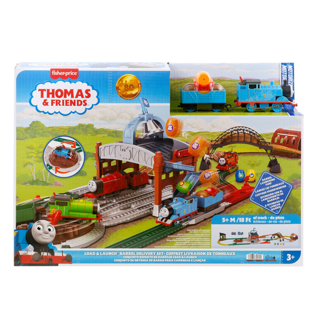 Железные дороги и поезда - Игровой набор Thomas and Friends Приключения с бочками (JDF26)#4