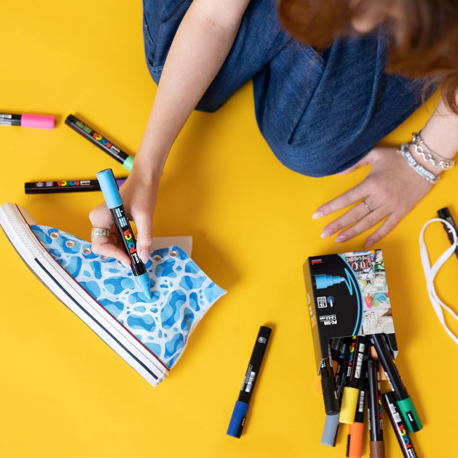 Канцтовары - ​Набор маркеров UNI Posca 8 шт (PC-1M 8C)#3