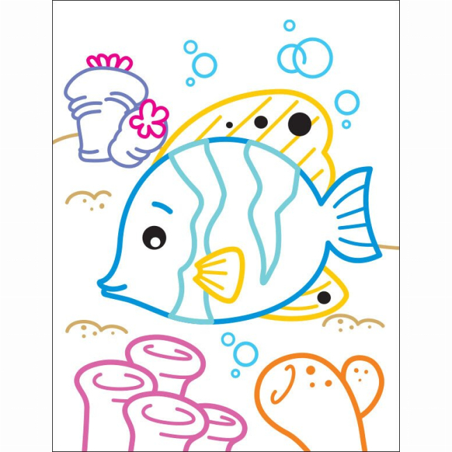 Розмальовки та актівітібуки (2-6 років) - Книжка «Кольорові зафарбовки. Восьминіжок» Наталія Коваль (9789667506452)#2