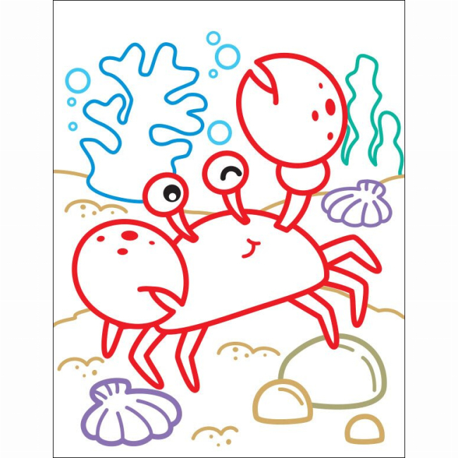 Розмальовки та актівітібуки (2-6 років) - Книжка «Кольорові зафарбовки. Восьминіжок» Наталія Коваль (9789667506452)#3