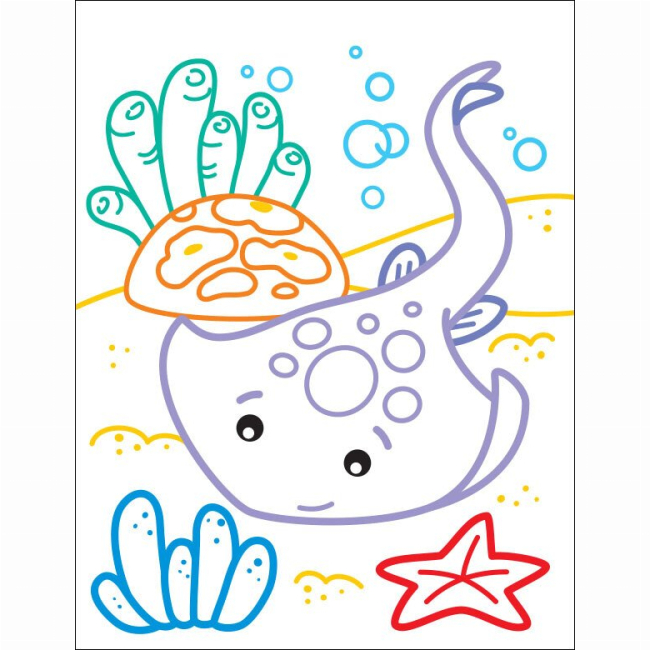 Розмальовки та актівітібуки (2-6 років) - Книжка «Кольорові зафарбовки. Восьминіжок» Наталія Коваль (9789667506452)#4