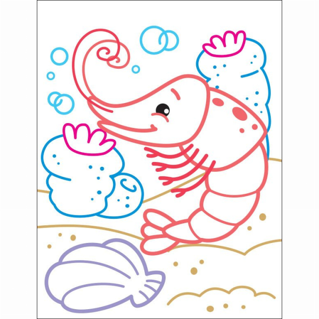 Розмальовки та актівітібуки (2-6 років) - Книжка «Кольорові зафарбовки. Восьминіжок» Наталія Коваль (9789667506452)#5