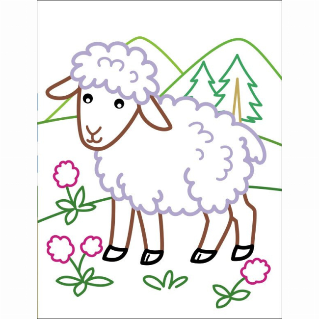 Розмальовки та актівітібуки (2-6 років) - Книжка «Кольорові зафарбовки. Корівка» Наталія Коваль (9789667512477)#3