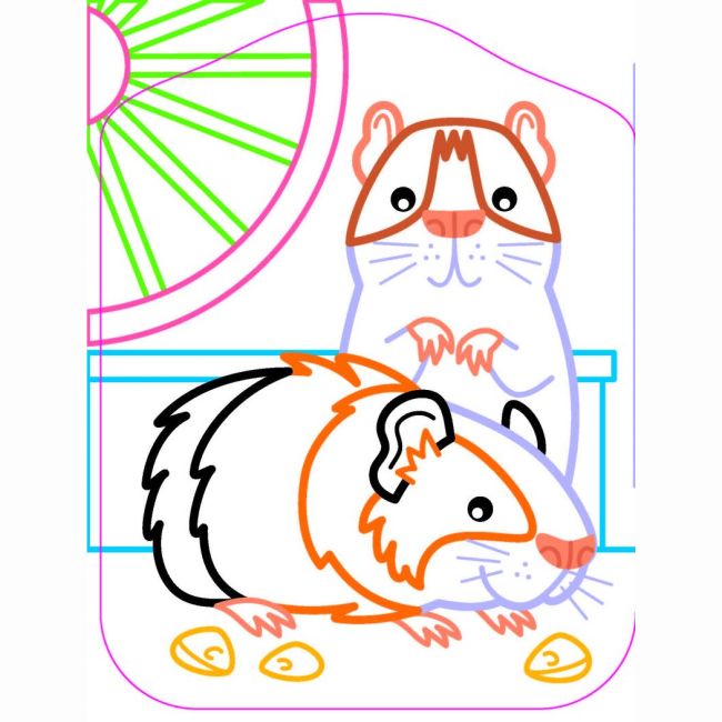 Розмальовки та актівітібуки (2-6 років) - Книжка «Кольорові зафарбовки. Кошеня» Наталія Коваль (9789667511913)#3