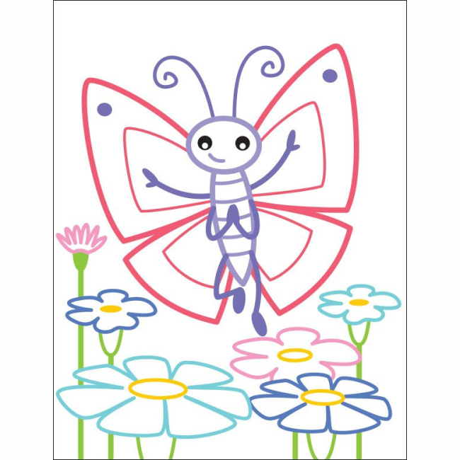 Раскраски и активитибуки (2-6 лет) - Книжка «Кольорові зафарбовки. Метелик» Наталія Коваль (9789667506438)#4