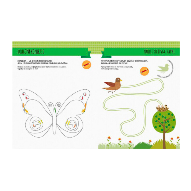 Раскраски и активитибуки (2-6 лет) - ​Книжка «Монтессорі: світ досягнень. Моя перша книга з фантастичними наліпками. У лісі» Кьяра Піродді  (9786170954664)#3