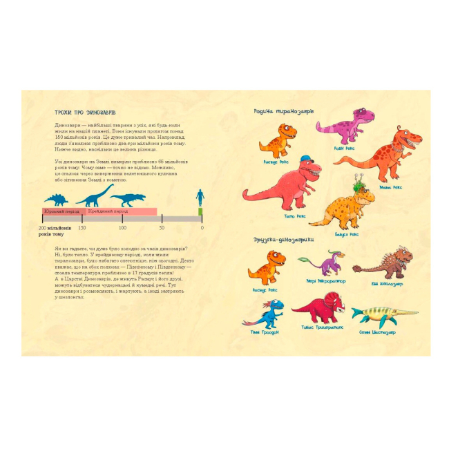 Книги-картинки для детей (2-6 лет) - Книжка «Друзяки-динозаврики. Страшний крокодил» Мелє Ларс (9786170982933)#4