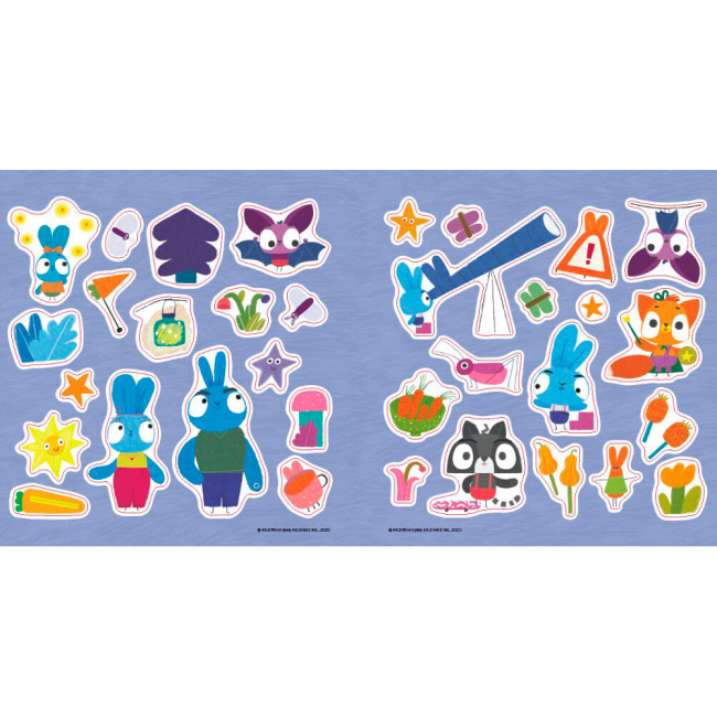 Раскраски и активитибуки (2-6 лет) - Книжка «Хоробрі Зайці. Нічний гість» (9786170985545)#2