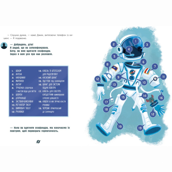 Художественная литература для детей (7-13 лет) - Книжка «Маленькі астронавти. 3, 2, 1, руш!» Андре Кайперс (9786170980861)#5