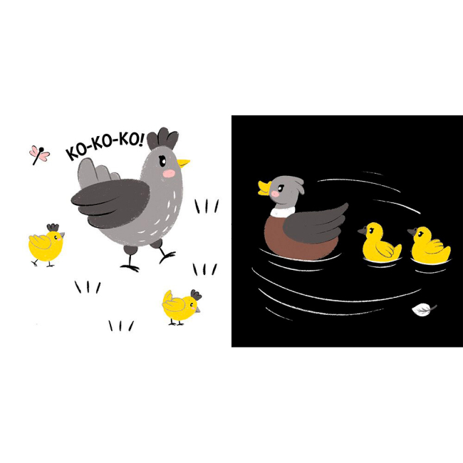 Книги для самых маленьких (0-3 года) - Книжка «Мама і маля. Моя контрастна книжка» Мірошниченко Надія (9789667511852)#3