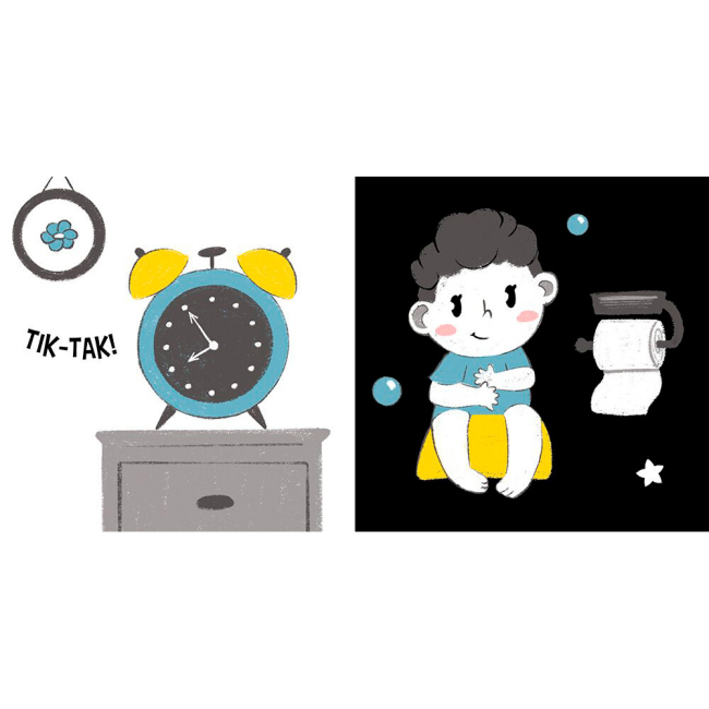 Книги для найменших (0-3 років) - Книжка «Час до сну. Моя контрастна книжка» Мірошниченко Надія (9789667511845)#4