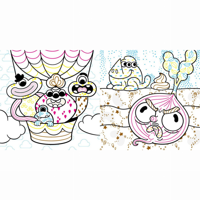 Раскраски и активитибуки (2-6 лет) - Книжка «Нові водяні розмальовки. Монстрики» (9786170977069)#3