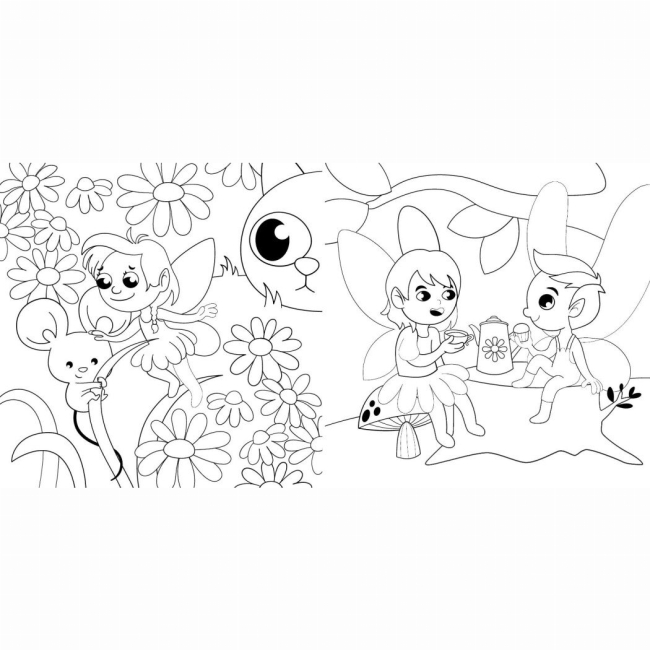 Раскраски и активитибуки (2-6 лет) - Книжка «Нові водяні розмальовки. Феєчки» (9786170976925)#3