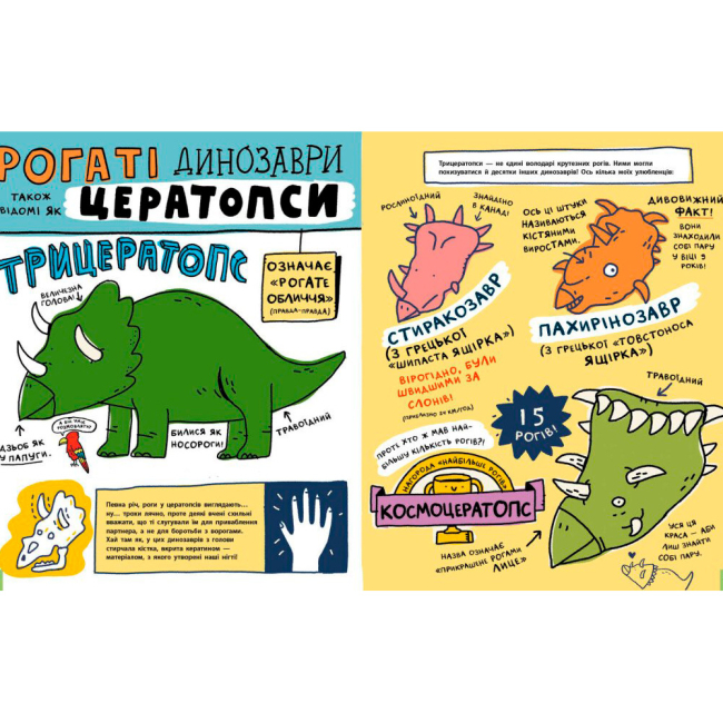 Познавательные книги (4-10 лет) - Книжка «Дещо потрясне про динозаврів та інших доісторичних істот!» Майк Ловері (9786170977021)#3